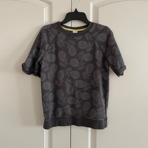 Gymboree Charcoal Pineapple Print Tee